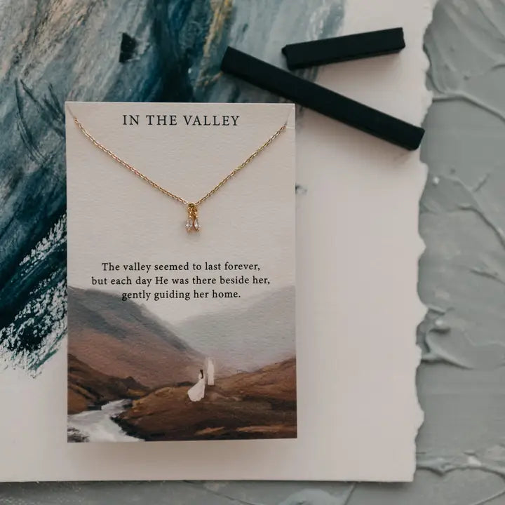 IN THE VALLEY GOLD PLATED NECKLACE