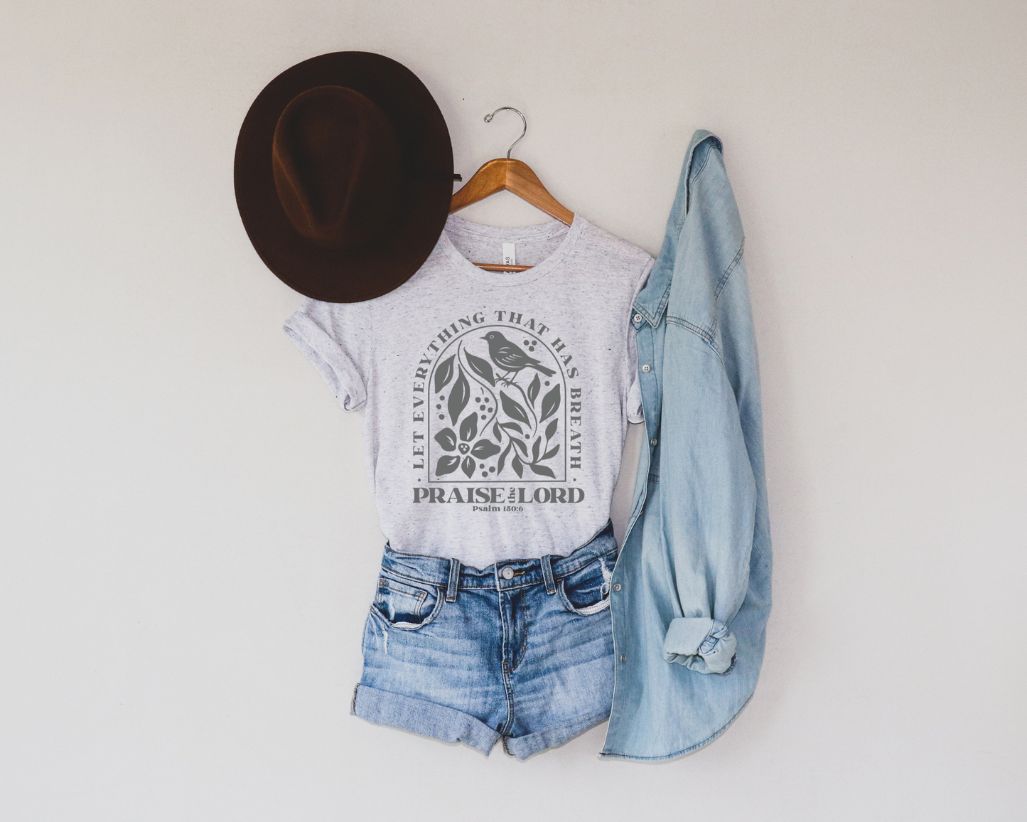LET EVERYTHING THAT HAS BREATH PRAISE THE LORD GRAPHIC TEE
