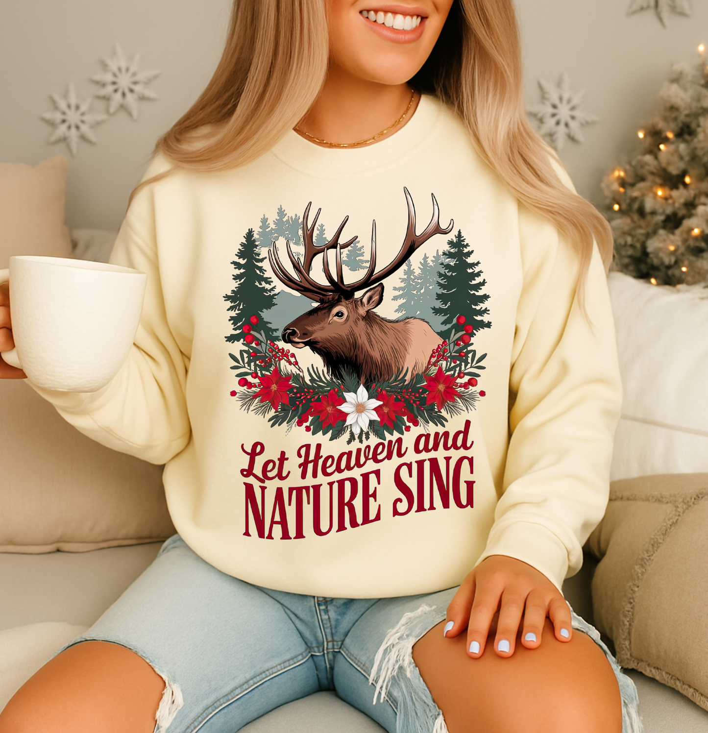 LET HEAVEN AND NATURE SING CREWNECK SWEATSHIRT
