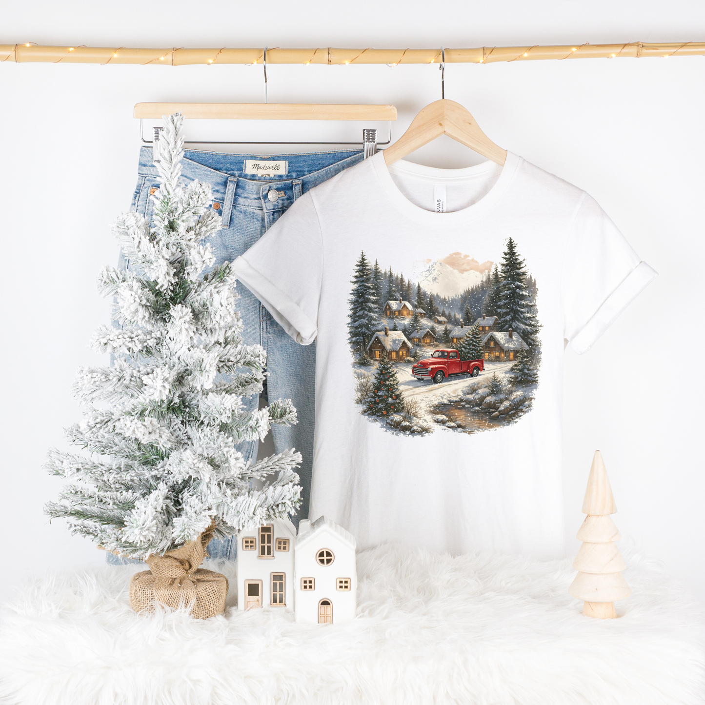 RED TRUCK CHRISTMAS TEE