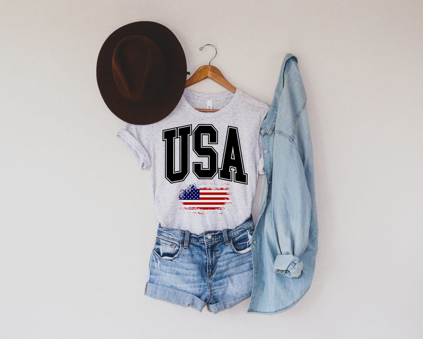 USA AMERICAN FLAG GRAPHIC TEE