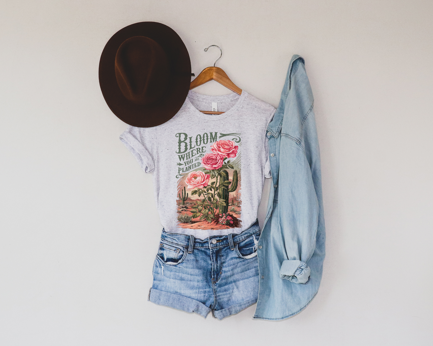BLOOM WHERE YOU ARE PLANTED GRAPHIC TEE
