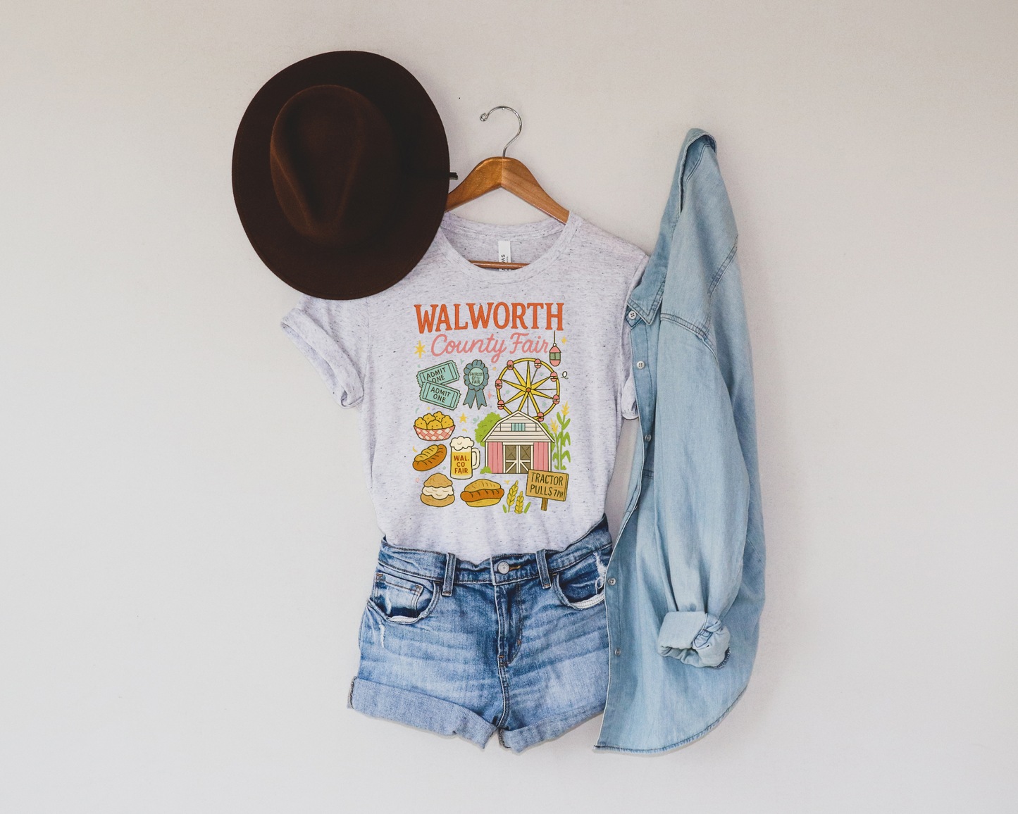 WALWORTH COUNTY FAIR GRAPHIC TEE SHIRT