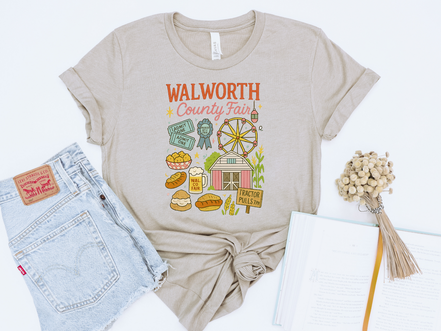 WALWORTH COUNTY FAIR GRAPHIC TEE SHIRT