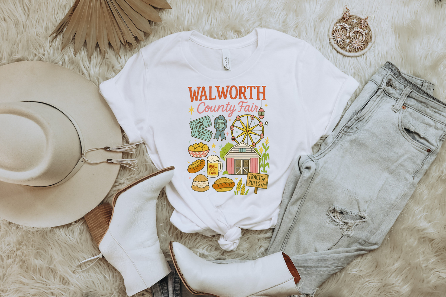 WALWORTH COUNTY FAIR GRAPHIC TEE SHIRT