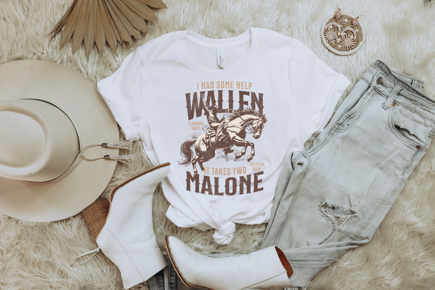 MORGAN WALLEN/POST MALONE I HAD SOME HELP GRAPHIC TEE