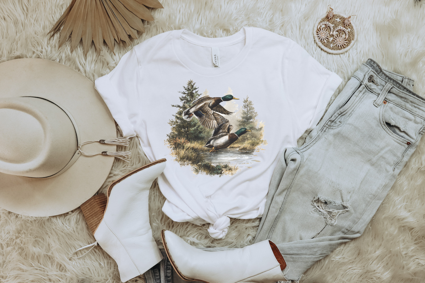 MALLARD DUCK ADULT GRAPHIC TEE