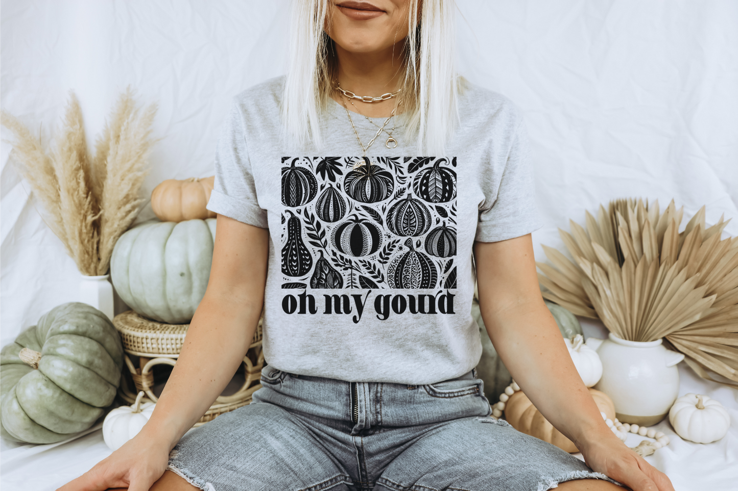 OH MY GOURD FALL AUTUMN GRAPHIC TEE