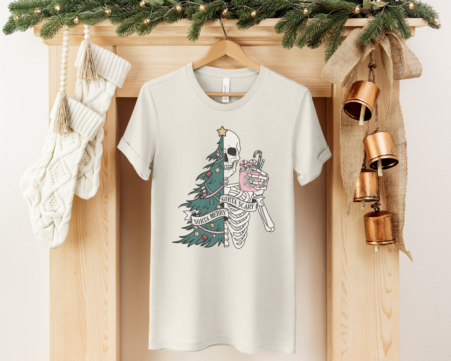 SORTA MERRY SORTA SCARY GRAPHIC TEE