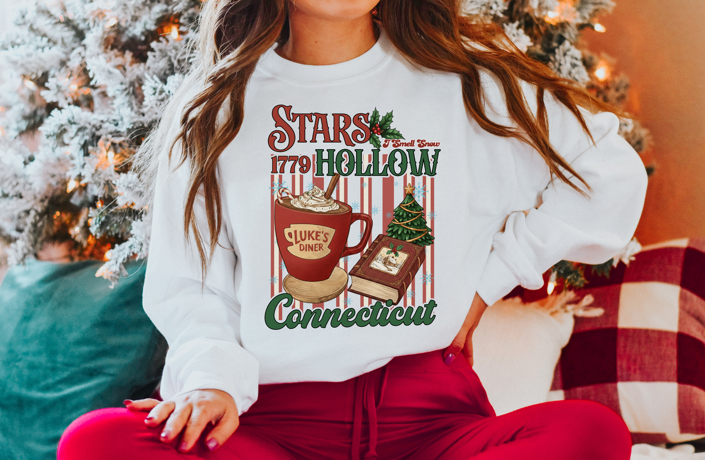 STARS HOLLOW GILMORE GIRLS CHRISTMAS CREWNECK SWEATSHIRT
