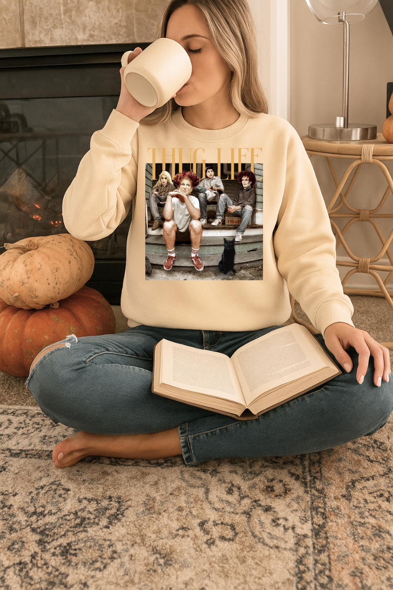 THUG LIFE HOCUS POCUS CREWNECK SWEATSHIRT