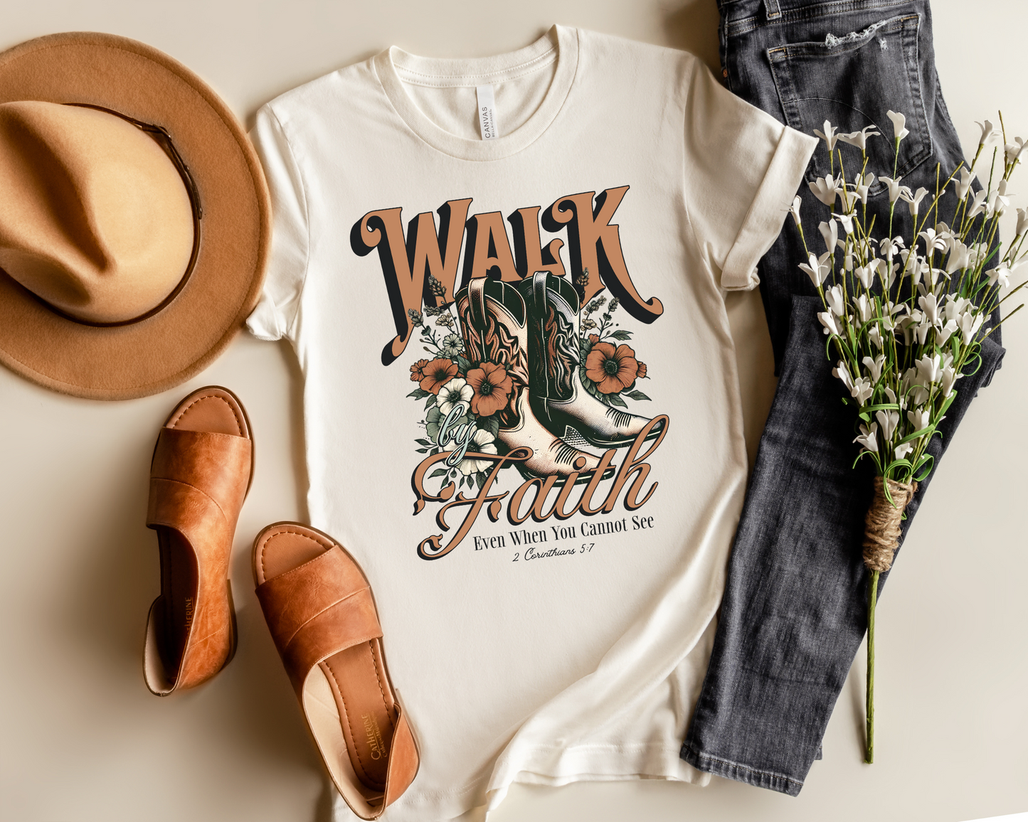 WALK BY FAITH GRAPHIC TEE