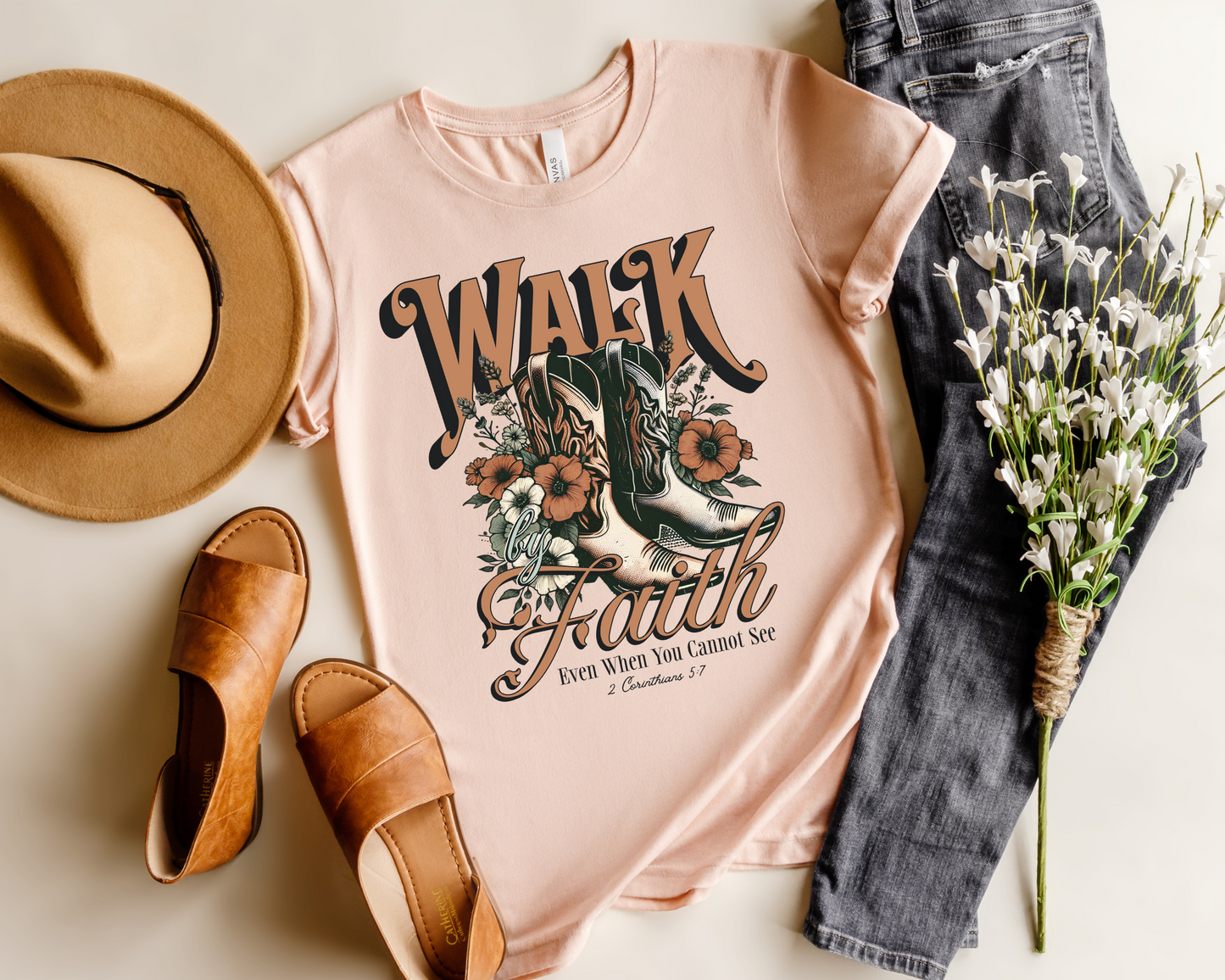 WALK BY FAITH GRAPHIC TEE