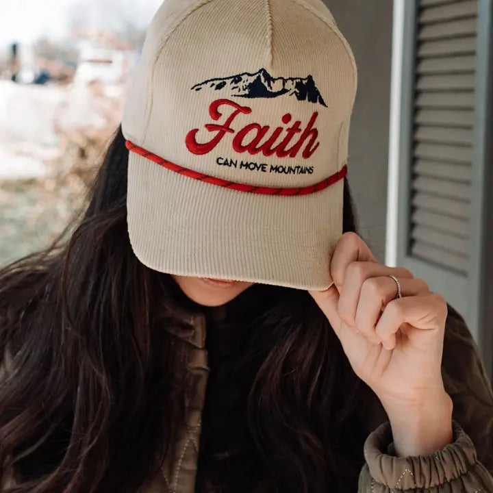FAITH CAN MOVE MOUNTAINS HAT