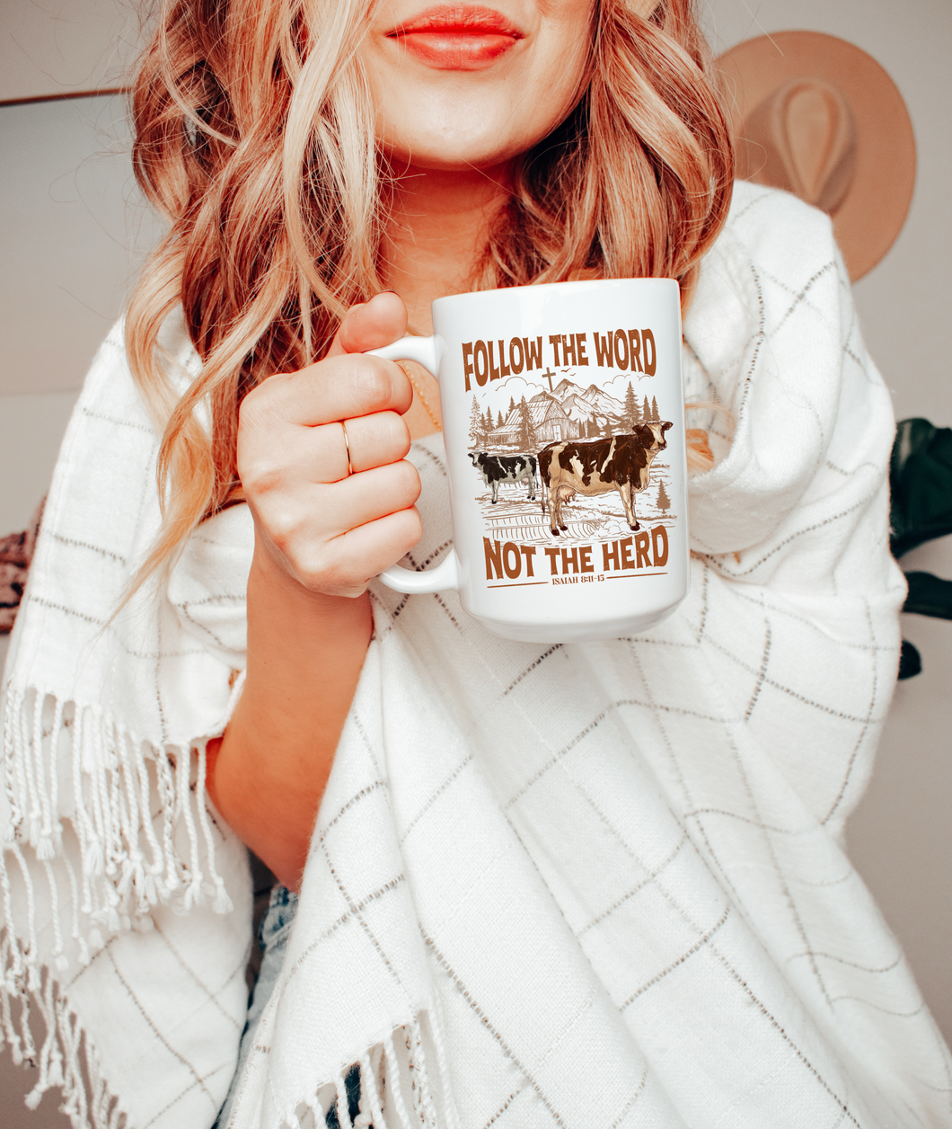 FOLLOW THE WORD NOT THE HERD MUG