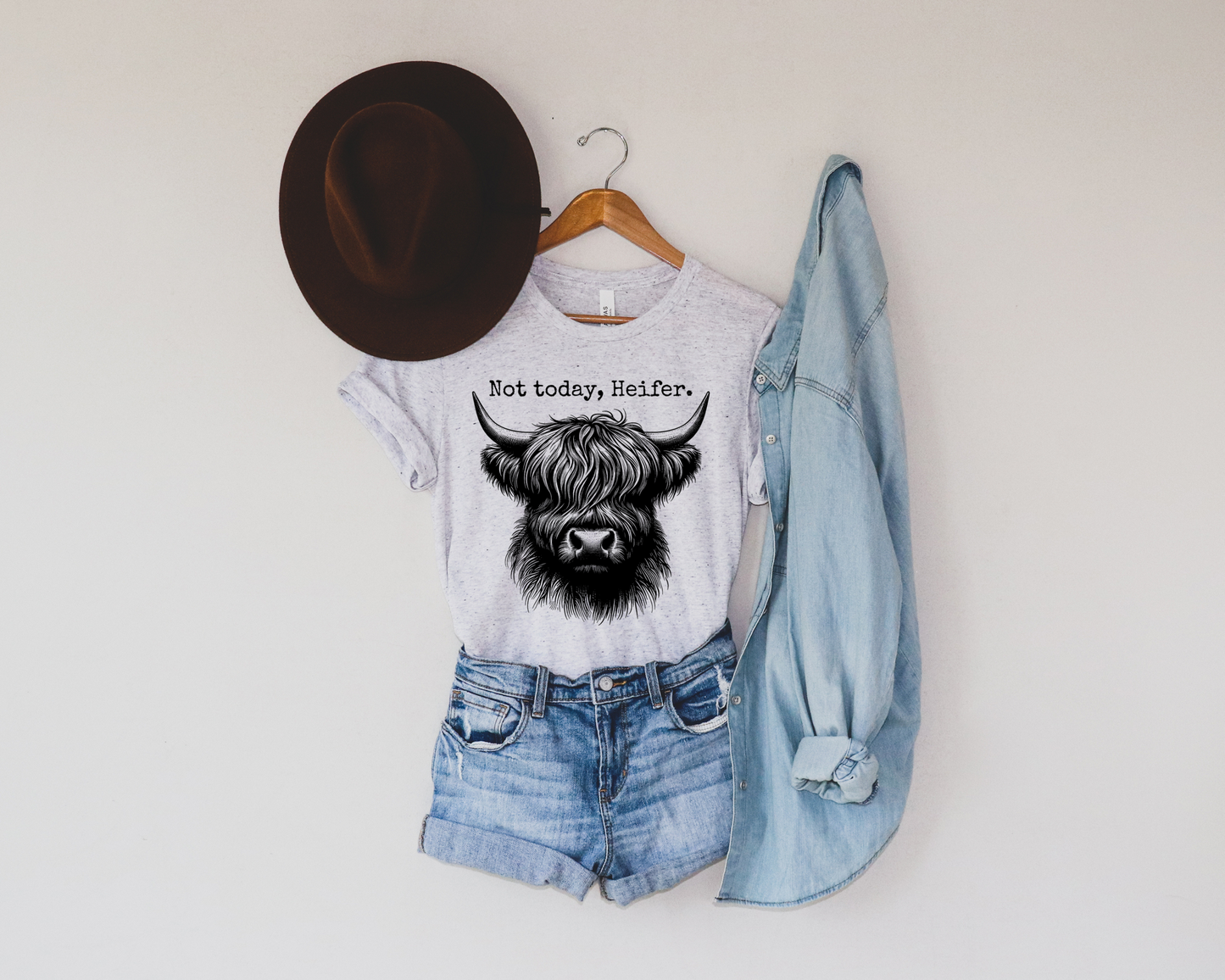 NOT TODAY, HEIFER. GRAPHIC TEE
