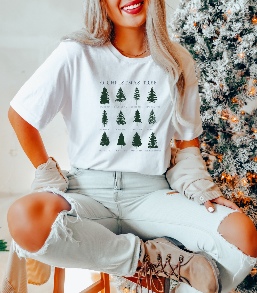 O CHRISTMAS TREE ADULT GRAPHIC TEE