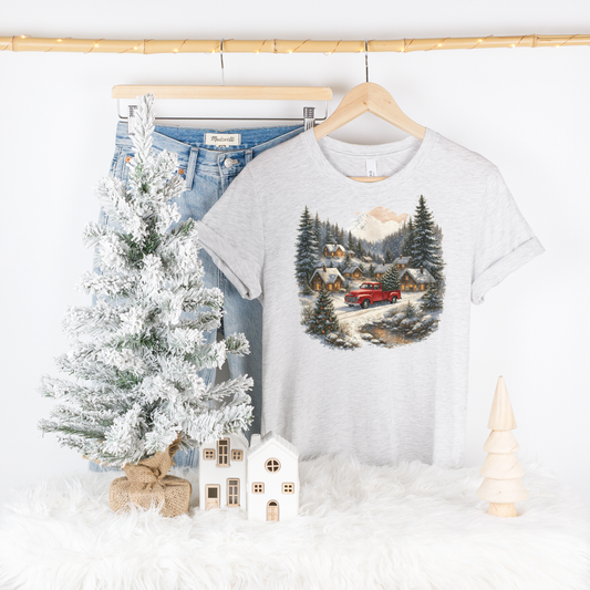 RED TRUCK CHRISTMAS TEE