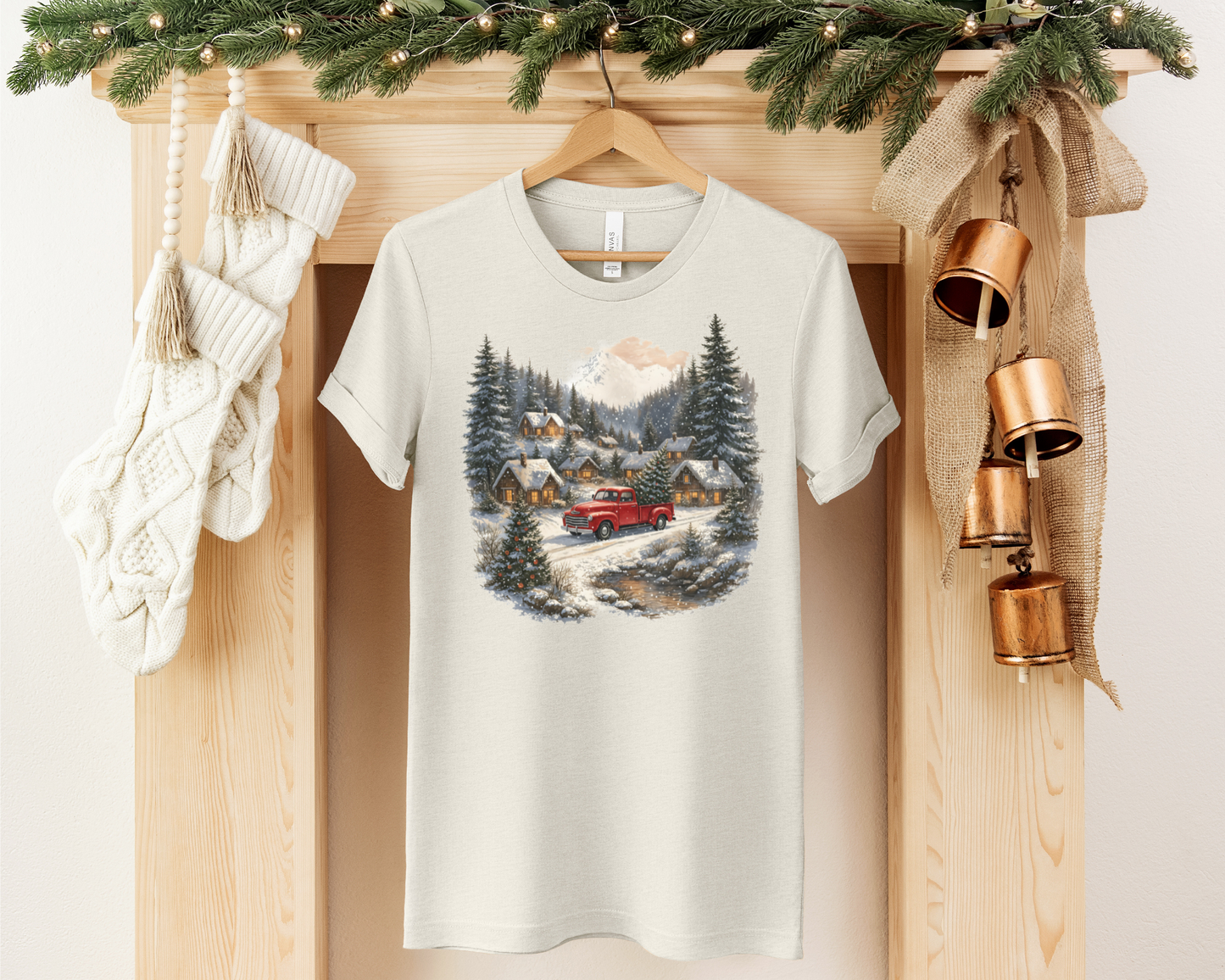 RED TRUCK CHRISTMAS TEE