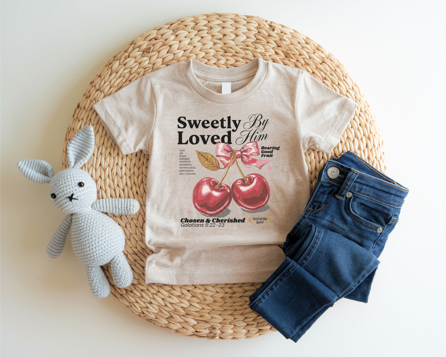 YOUTH SWEETLY LOVE BY HIM GRAPHIC TEE