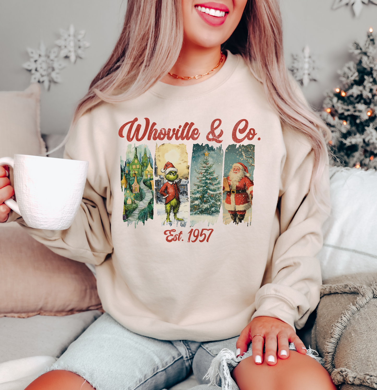 WHOVILLE + CO. 1957 CREWNECK SWEATSHIRT