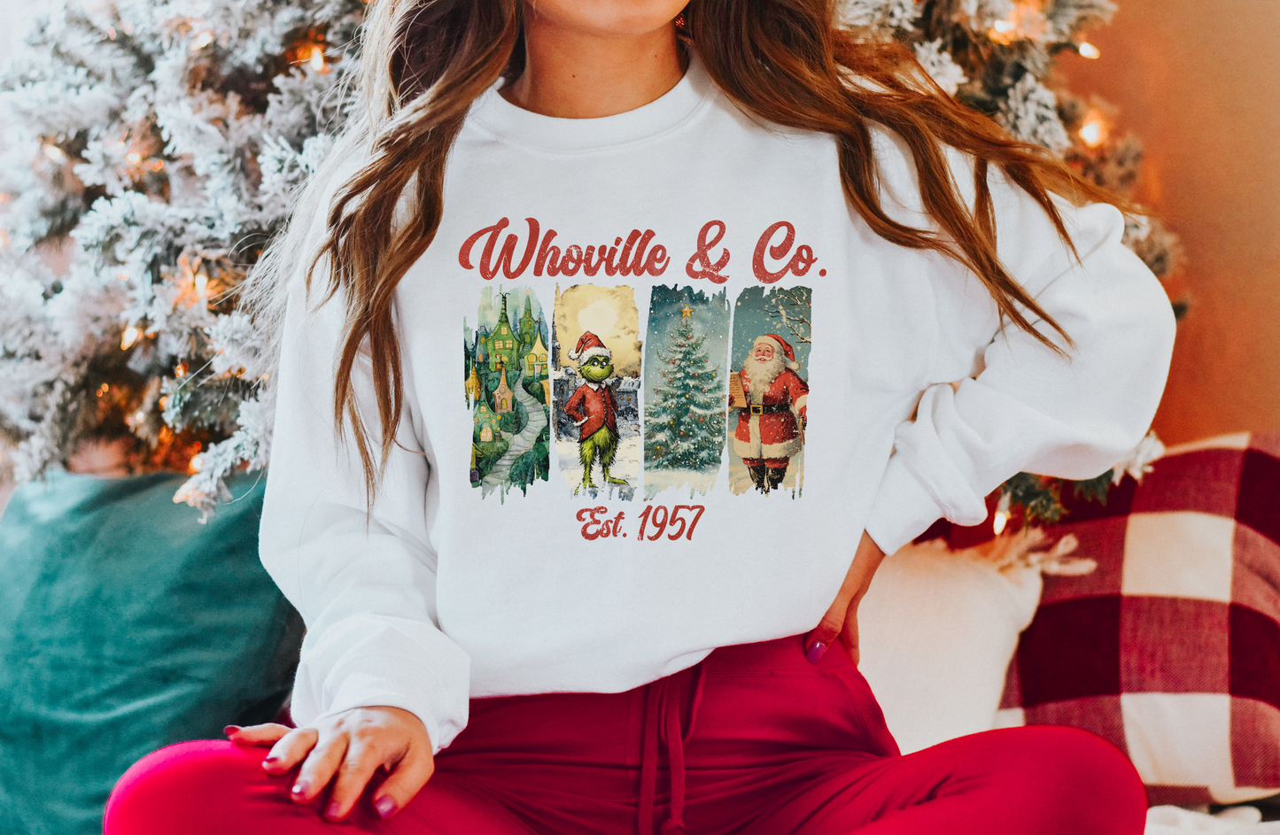 WHOVILLE + CO. 1957 CREWNECK SWEATSHIRT