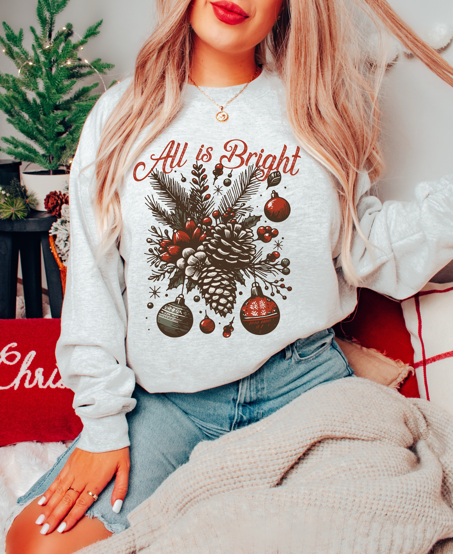 ALL IS BRIGHT CREWNECK SWEATSHIRT