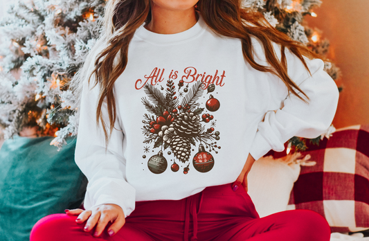 ALL IS BRIGHT CREWNECK SWEATSHIRT