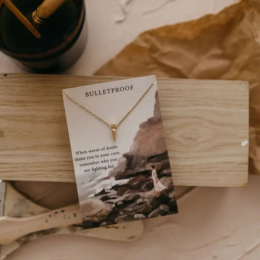 BULLETPROOF GOLD PLATED NECKLACE