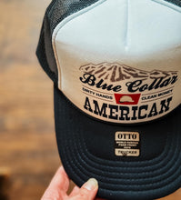 Load image into Gallery viewer, BLUE COLLAR TRUCKER HAT

