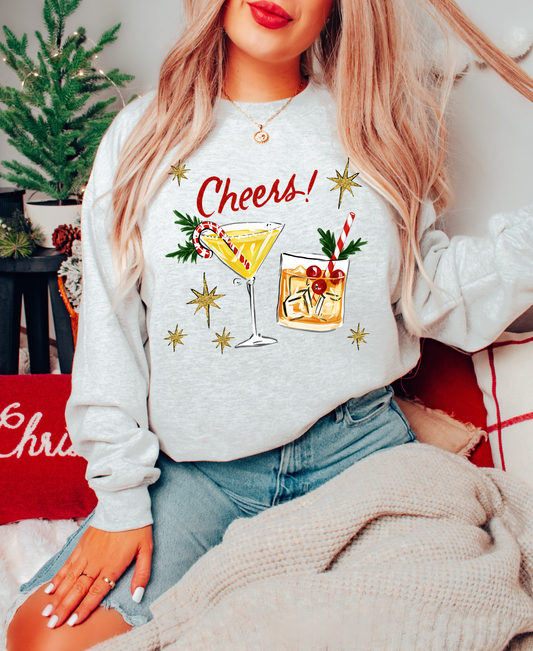 CHEERS HOLIDAY CREWNECK SWEATSHIRT