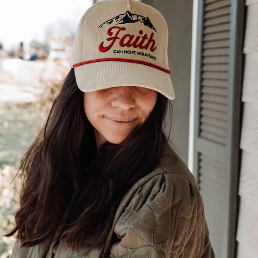 FAITH CAN MOVE MOUNTAINS HAT