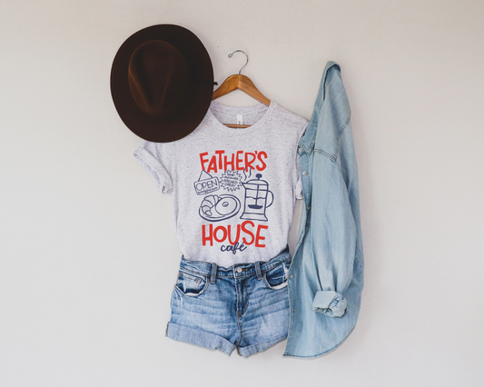 FATHER'S HOUSE RETRO COFFEE GRAPHIC TEE