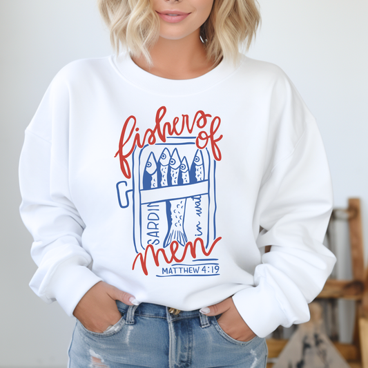 FISHERS OF MEN MATTHEW 4:19 CREWNECK SWEATSHIRT
