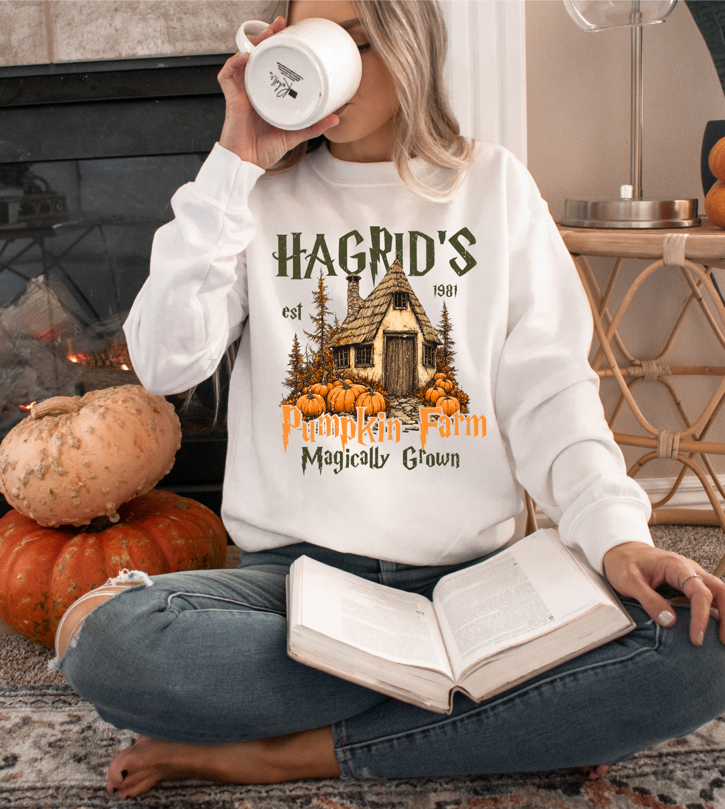 HAGRID'S HARRY POTTER CREWNECK SWEATSHIRT