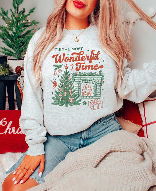 IT'S THE MOST WONDERFUL TIME OF THE YEAR CREWNECK SWEATSHIRT