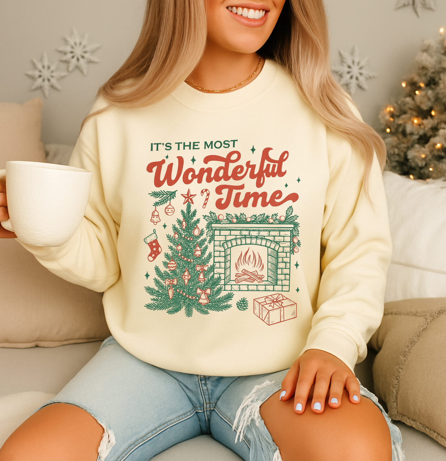 IT'S THE MOST WONDERFUL TIME OF THE YEAR CREWNECK SWEATSHIRT