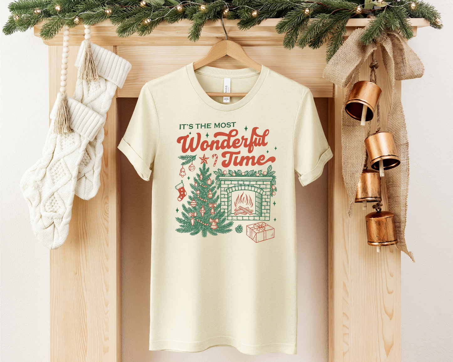 IT'S THE MOST WONDERFUL TIME CHRISTMAS TEE