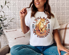 Load image into Gallery viewer, ISAIAH 49:25 I WILL SAVE THY CHILDREN GRAPHIC TEE
