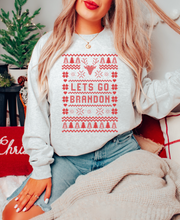 Load image into Gallery viewer, LET&#39;S GO BRANDON CREWNECK SWEATSHIRT ADULT
