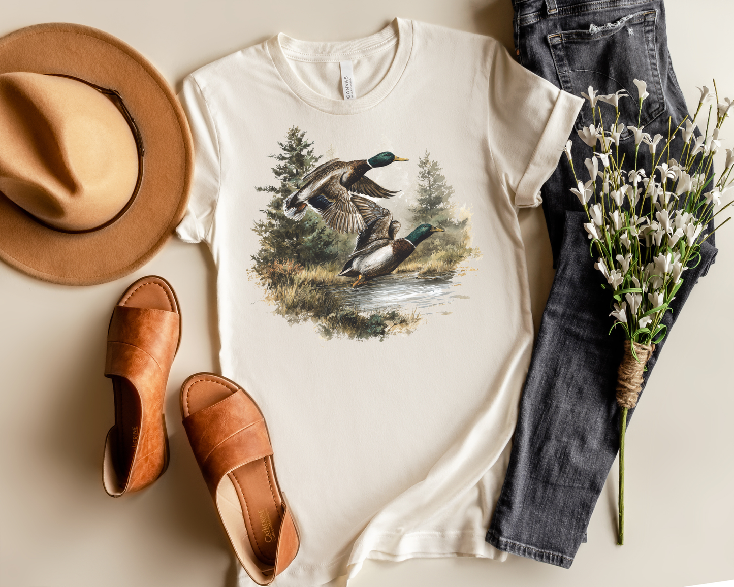MALLARD DUCK ADULT GRAPHIC TEE