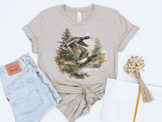 MALLARD DUCK ADULT GRAPHIC TEE