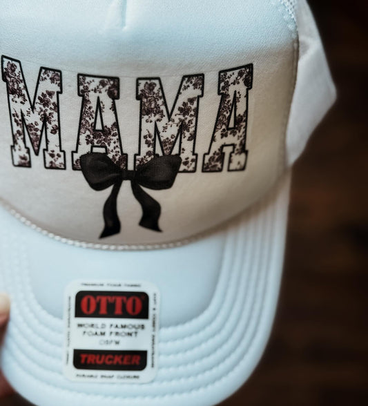 MAMA BOW TRUCKER HAT