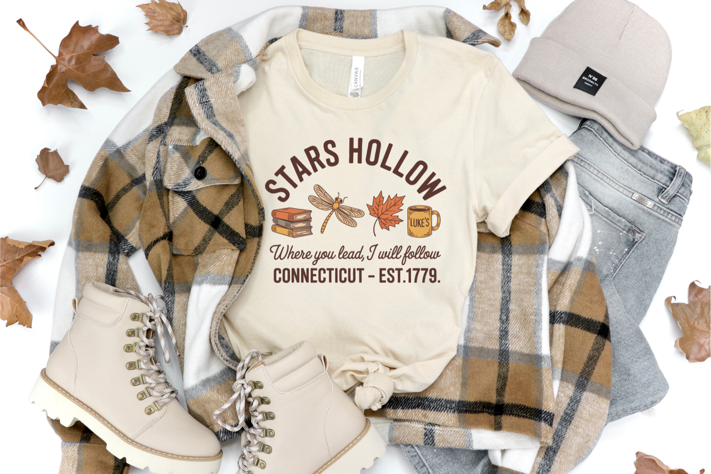 GILMORE GIRLS STARS HOLLOW GRAPHIC TEE