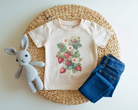 YOUTH VINTAGE STRAWBERRY GRAPHIC TEE