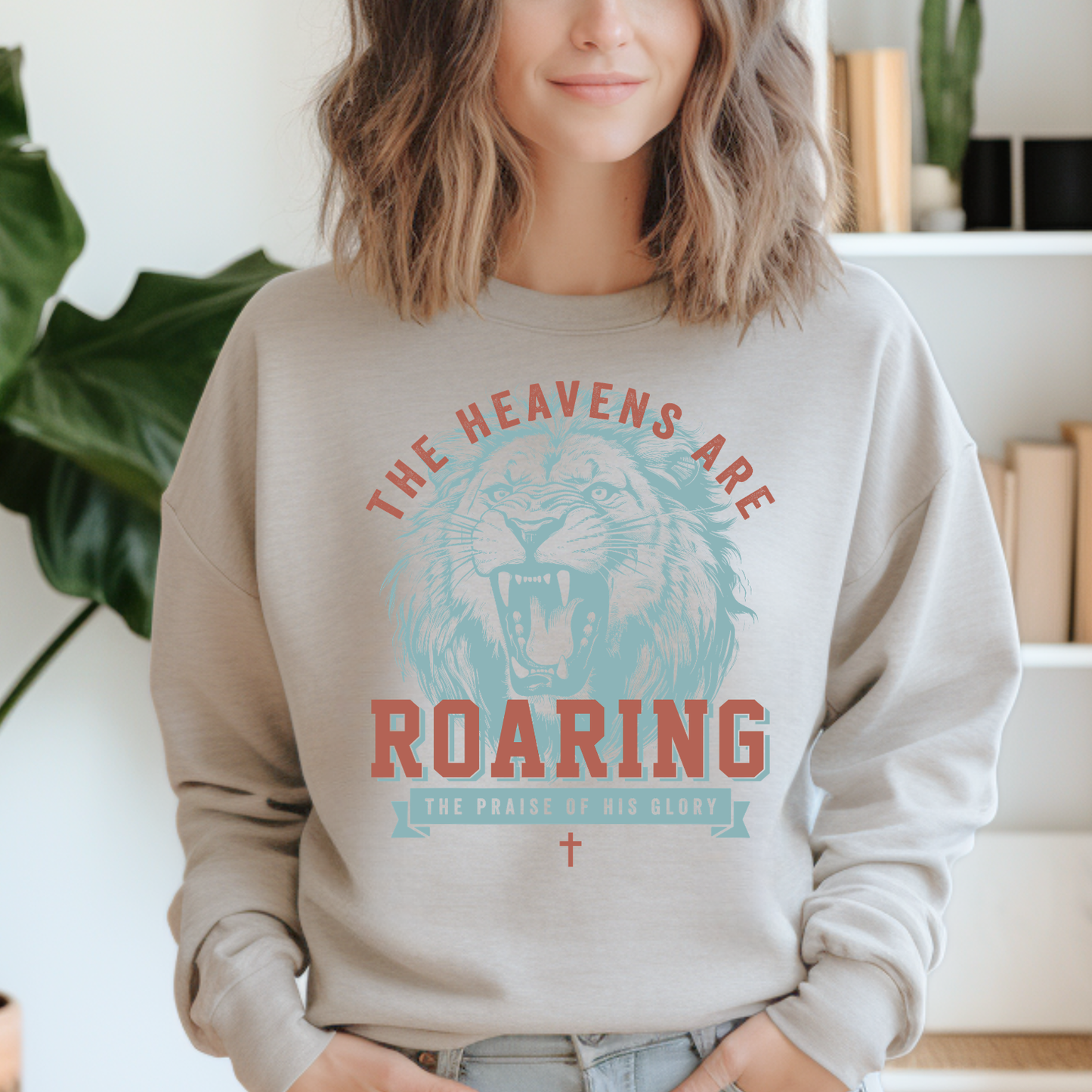 THE HEAVENS ARE ROARING CREWNECK SWEATSHIRT