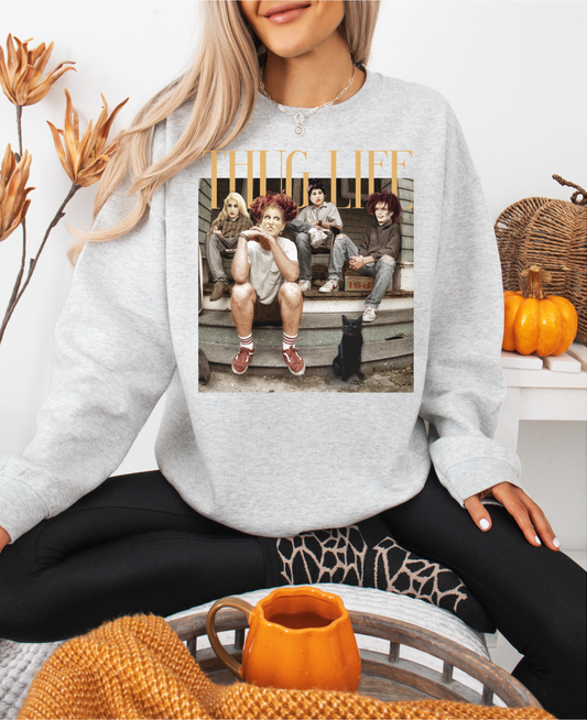 THUG LIFE HOCUS POCUS CREWNECK SWEATSHIRT