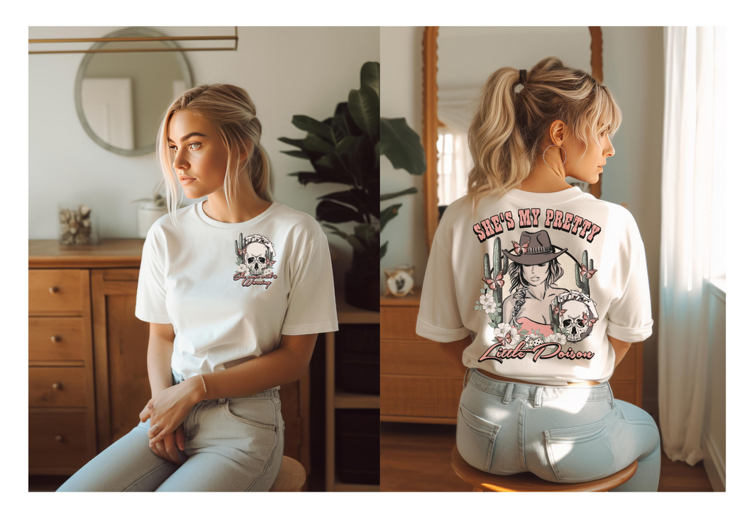 WARREN ZEIDER PRETTY LITTLE POISON ADULT GRAPHIC TEE
