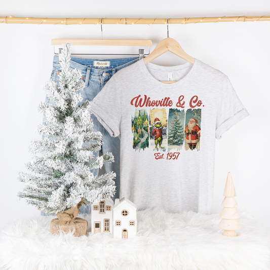 WHOVILLE + CO. THE GRINCH GRAPHIC TEE